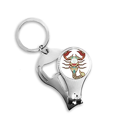 Porte-clés Scorpion multifonction bague métal pour clés de voiture