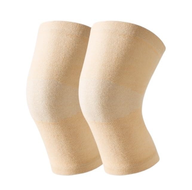 Ginocchiera Palestra Un paio di cuscinetti supporto articolare for ginocchiere da uomo e donna for il calore della stagione fredda Tutore Ginocchio Sportiva(A,Large)