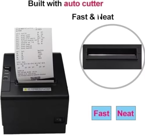 Image of Bluetooth pos kithcen printer,80mm Restaurant Auto cutter thermal receipt bill ticket printer,Compatible with android /WINDOWS,NOT for ios /ipad /MAC /POS Systerm /Uber /DoorDash /Square (Bluetooth+USB)