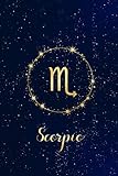 Scorpio: Astrology Zodiac Sign Stars Celestial Journal, Notebook, Diary: College Ruled, 6x9 (Starry Zodiac)