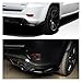 Car Side Skirt Extension Splitter A Pair Compatible for Jeep Grand Cherokee SRT/SRT8/Trackhawk 2012-2021 Plate Lip Bumper Winglet Body Kit(Glossy Black Corner)