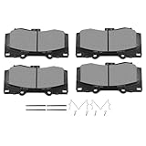 SCITOO D1119 Front Semi-Metal Brake Pads Sets Fit For Hummer H3 2006 2007 2008 2009 2010,For Hummer H3T 2009 2010