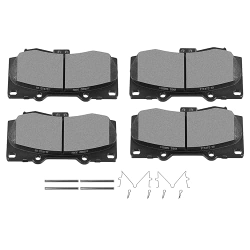 SCITOO D1119 Front Semi-Metal Brake Pads Sets Fit For Hummer H3 2006 2007 2008 2009 2010,For Hummer H3T 2009 2010