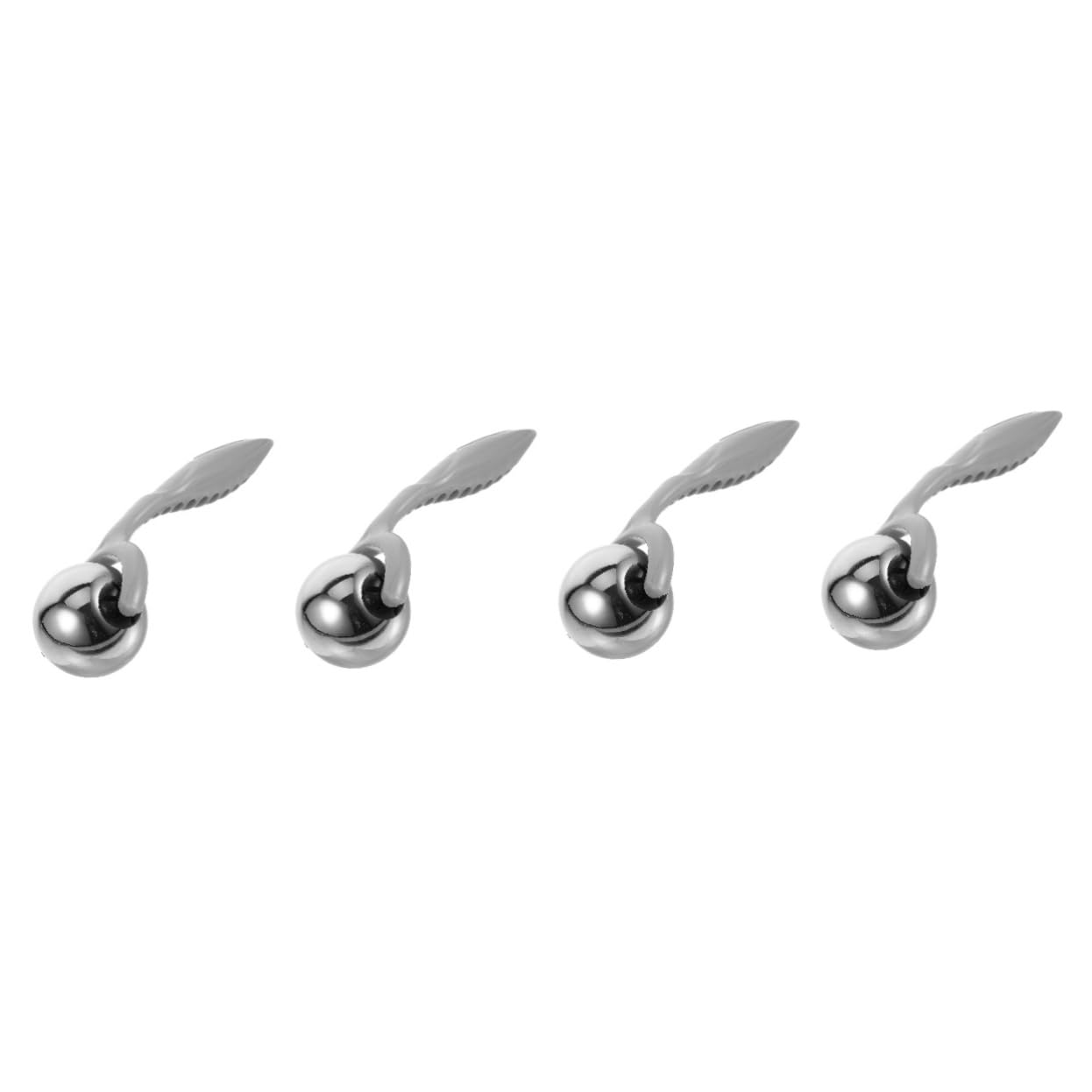BESTYASH 4 Stück Face Guasha Tool Roller-Gesichts-Guasha-Werkzeug Guasha-Massagegerät für das Gesicht Roller-Gesichtsmassagegerät Augenroller-Gesichtsmassage Gesichtsmassage-Tool Nur Grau