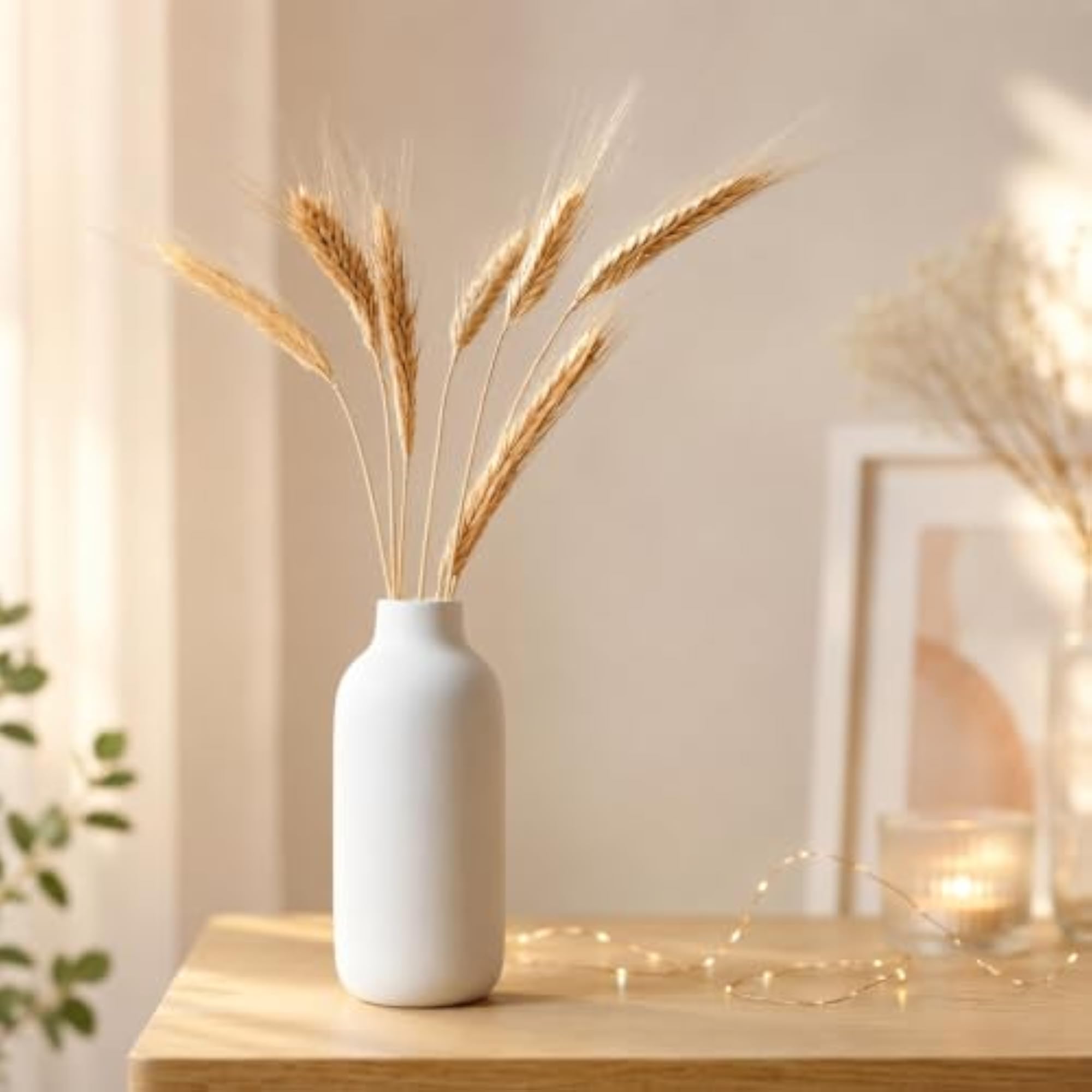 Dried Wheat Grass for Home Decoration, 6 Pcs