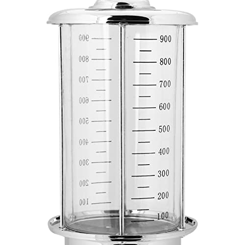 Gas Pump Whiskey Decanter, 1000cc Clear Beer Beverage Dispenser Single Gun Beer Dispenser Container Liquor Alcohol Dispenser Beer Pump