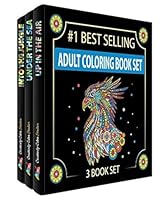 Algopix Similar Product 11 - Adult Coloring Books SetThree Books