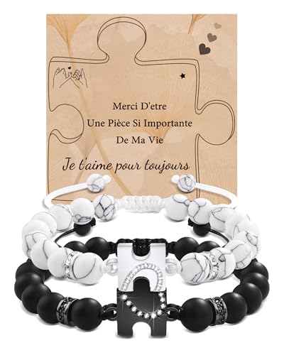 Seyaa Bracelet Couple Amoureux pour 2, Bracelet Homme Femme...