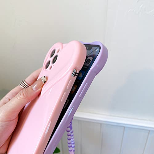 Coque antichoc iPhone X avec sangle perles pour éviter les chutes - 4