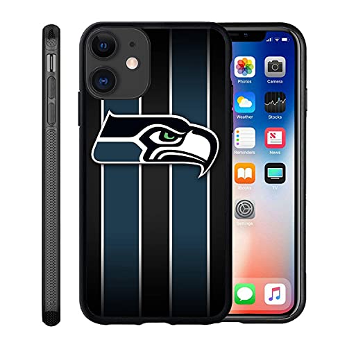 Maylai Custom Phone Case Seattle Pattern Seahawk For Iphone 12 Mini Flexible Slim Soft Tpu Phone Case Scratch-Resistant Shockproof Protective Anti-Slip Back Cover #TOP3