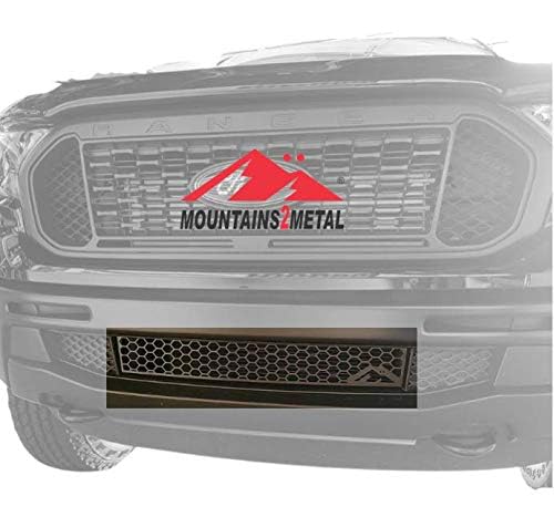 Mountains2Metal 200-10-1 Honeycomb Edition Powder Coated Black Bumper Grille Insert Fits 2019-2023 Ford Ranger M2M #200-10-1 thumb #8