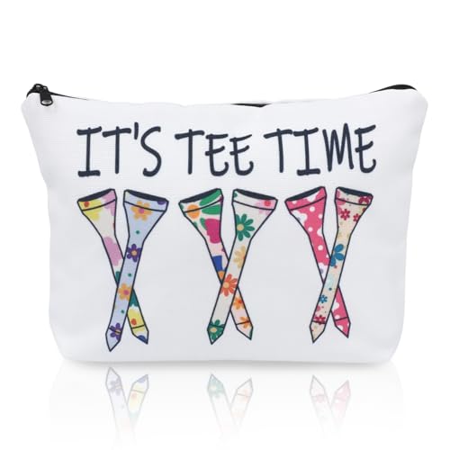 Golf Accessories Small Golf Canvas Makeup Bag Cool Gifts for Women Golfers