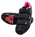 Tommaso Pista Women's Spin Class Ready Cycling Shoe Bundle - Black/Pink - Look Delta - 39