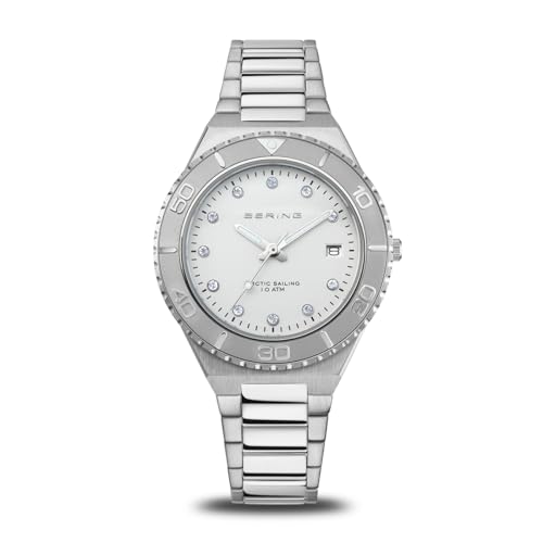 BERING Damen Uhr Quarz Movement - Classic Collection mit Edelstahl und Saphirglas 18936-704 - Wasserdicht: 10 ATM – Ansicht 1