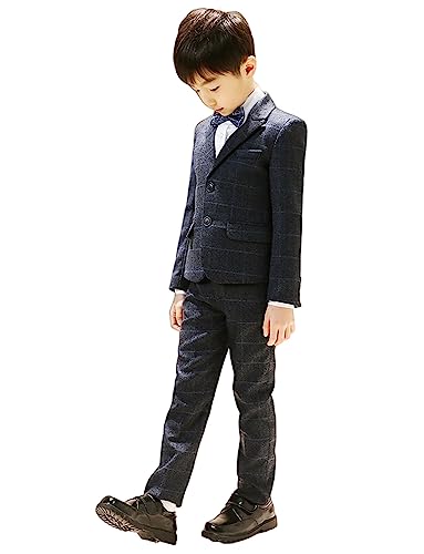 Costume à carreaux garçon pour mariage et célébrations familiales chic