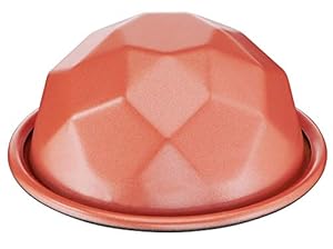 Tefal Creabake Set van 3 bakvormen diamant creabake, 7,5 cm, anti-aanbaklaag, stapelbaar systeem, zoete en hartige creatieve recepten, eenvoudig bakken