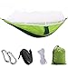 Produktbild Karrong Hängematte Outdoor mit Moskitonetz, Ultraleichte Hammock 2 Personen, Max 200kg Tragfähigkeit, 260 x 140 cm, Atmungsaktiv Fallschirm Nylon Hängematte für Outdoor, Camping, Wandern, Reisen