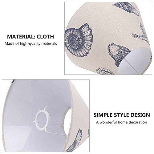 Osaladi Chandelier Shades Linen Cloth Lampshade Rustic Table Light Shell Cover Light Accessories For Chandeliers Floor Light Bedroom Light Nautical Decoration #TOP7