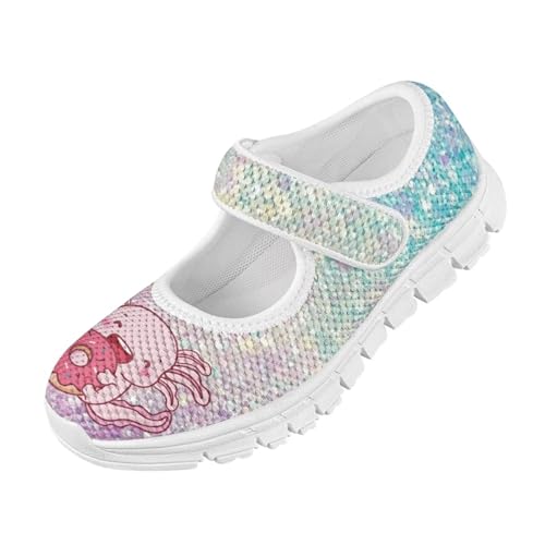 Girls Dress Shoes Mary Jane Flats Round Toe Ballet Flats School Wedding Party Shoes for Little Kid/Big Kid4