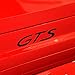 Produktbild Pucous 2 stücke Auto Styling GTS Body Emblem Abzeichen Aufkleber Kompatibel mit Porsche Cayenne Cayman Panamera Macan 911 718 928 901 930 Auto-Emblem-Logo (Color Name : Red)