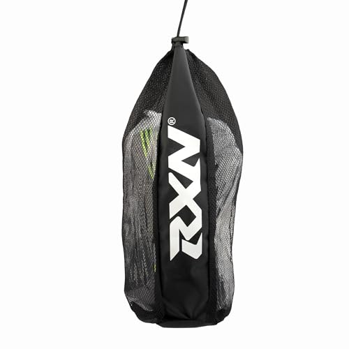 Image of RXN Terra Boxing Gloves, Pro Training & Sparring(Black /Green, 8oz)