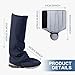 Fullsheild Denim Welding Spats - Heat and Abrasion Resistant Welding Boot Covers - Safety Shoes Protectors - Welding Shoes Gaiters, 1 Pair