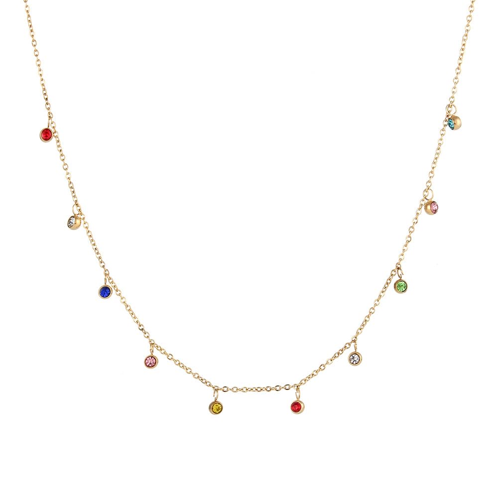 Collana a farfalla per donna set di gioielli in