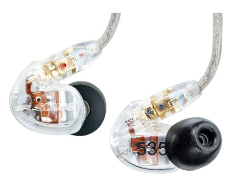 Shure Se535 Cl Cuffie Auricolari Ad Isolamento Sonoro Clear