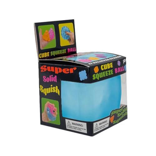 Need Oh Nice Cube Ice Cube Stress Relief Fidget Toys, Squishy Color Doh Cube Squeeze Toys for Kids Adults, Sensory Hand Exercise Stress Balls for Autism...