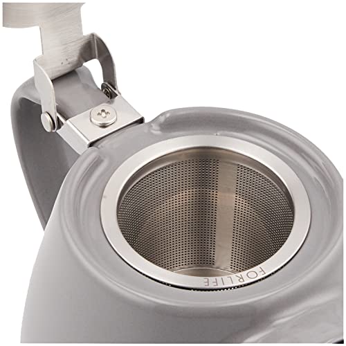 Forlife Stump Teapot in Grey - 0.4 Litre Capacity for Stylish Tea Serving - Image 3