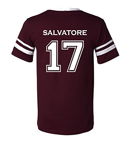 The Creating Studio Adult Salvatore 17 2-Sided Jersey (Small, Maroon)