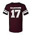 Adult Vampire Diaries Mystic Falls Timberwolves Salvatore 17 Jersey - Small Maroon