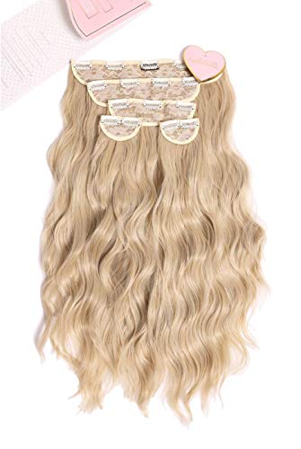 Extensions de cheveux ondulés naturels 55cm super épais Lullabellz - 3