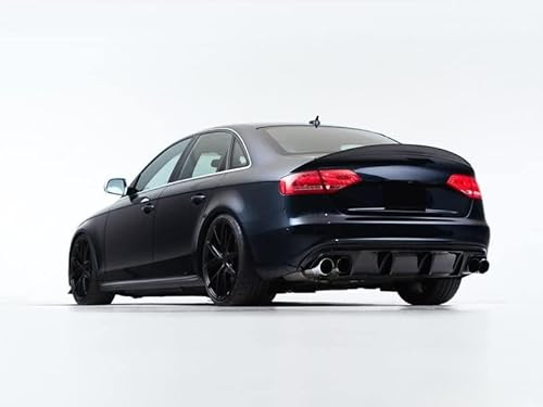 ECS Rear Diffuser (Gloss Black) Compatible with Audi B8 S4