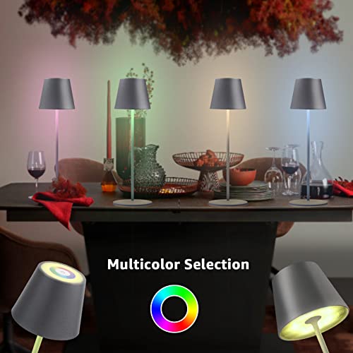 Lampada da Tavolo LED Ricaricabile, Lampada Touch