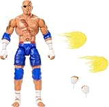 WWE Batista As Sagat x Street Fighter Cross Over Mattel Elite Action Figure & Accessori, 15,2 cm Toy Collectible Mashup Set JLD74