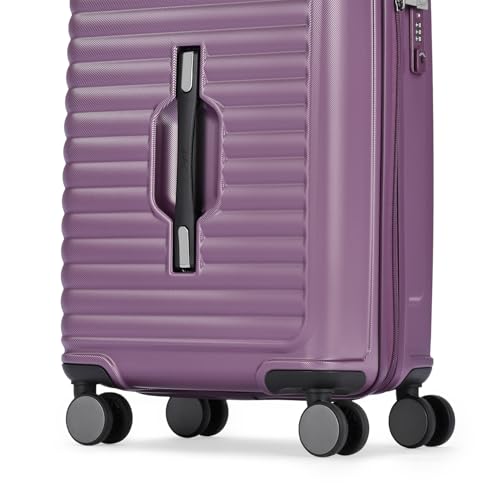 Image of Skybags Polycarbonate Trunk Cabin Trolley Bag, 55cm | Small Double Spinner Hardsided Luggage with Smooth 8-Wheel & TSA Lock | Suitcase for Travel | 5-Year International Warranty (Magenta)