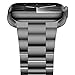 iiteeology Compatible with Apple Watch Band 42mm 44mm, Upgraded Version Solid Stainless Steel Band Business Replacement iWatch Strap for Apple Watch Series 5/4/3/2/1 - Space Gray