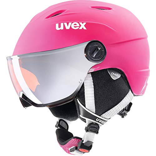 uvex Junior Visor Pro Casco Infantil, Pink Matt 52-54 cm