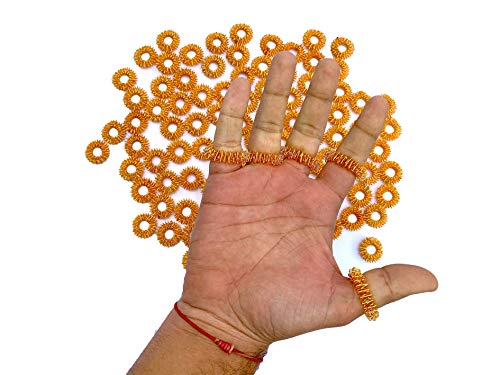 The Yogis Sujok Accupressure Massage Metal Ring (Pack of – 10)