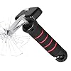 Fychuo 4-in-1 Car Mobility Aid Cane, Car Emergency Kit Handle with Car Window Breaker, Seatbelt Cutter, LED Light, Grab Handle, Portable Car Escape Tool for Disabled and Elderly, Red