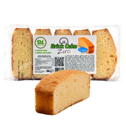 Daily Life - Brick Cake Zero (5x38g) - Pasteles de proteínas - Sin azúcares añadidos - Yogur
