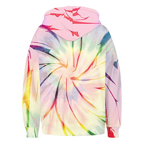 Glam Tie Dye Hoodies For Women - Pullover Tie Dye Sweatshirt With Ties - L… Neon #TOP6