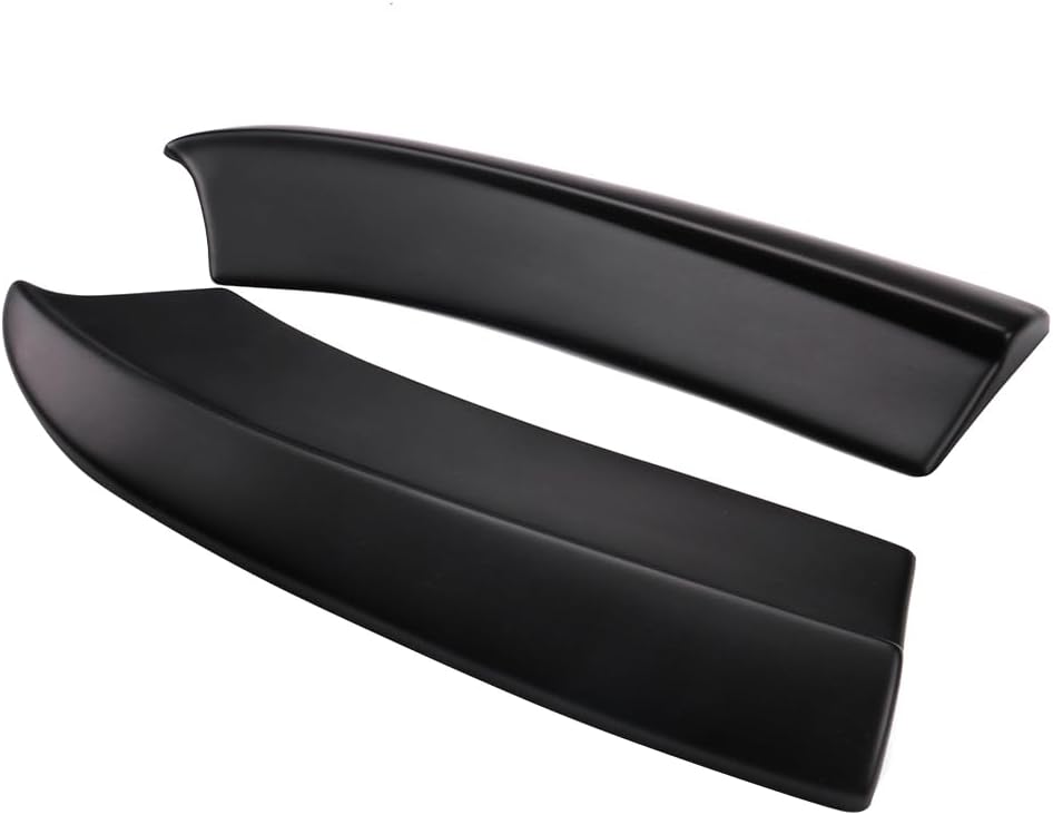 Rear Diffuser & Side Aprons Compatible with 2015-2023 Dodge Charger SRT, Quad Exhaust Unpainted PP 4 Fin Spoiler Valance Chin Rear Lip by IKON MOTORSPORTS