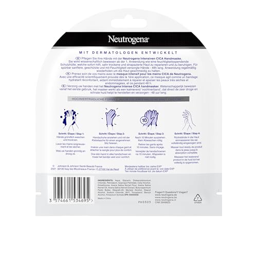 Neutrogena Intensive CICA Handmaske mit Einweghandschuhen
