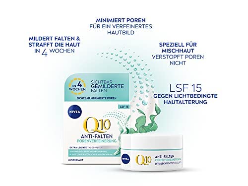 Gesichtspflege für Mischhaut mit NIVEA Q10 und Algenextrakt