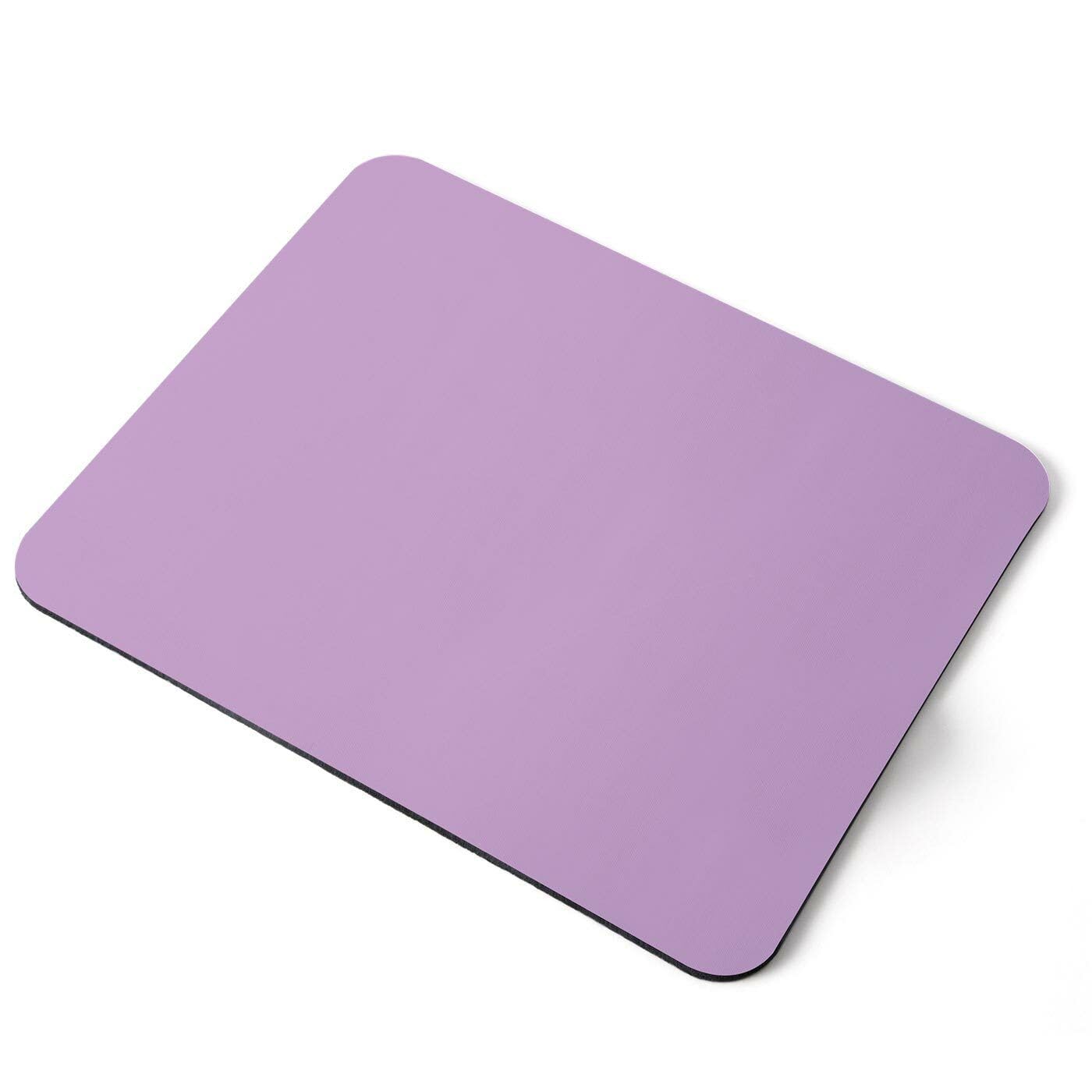 MIKKA ENTERPRISES Mouse Mat Pad - Easter Purple Colour Block Laptop PC Desk Office #44932 Printed Rubber Mouse pad, Home Office Use, Non Slip