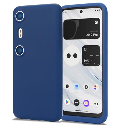 Zeking for XREAL Beam Pro Case, Flexible Soft Reinforced Corners TPU Shock-Absorption Case Cover for XREAL Beam Pro(2024) (Blue)