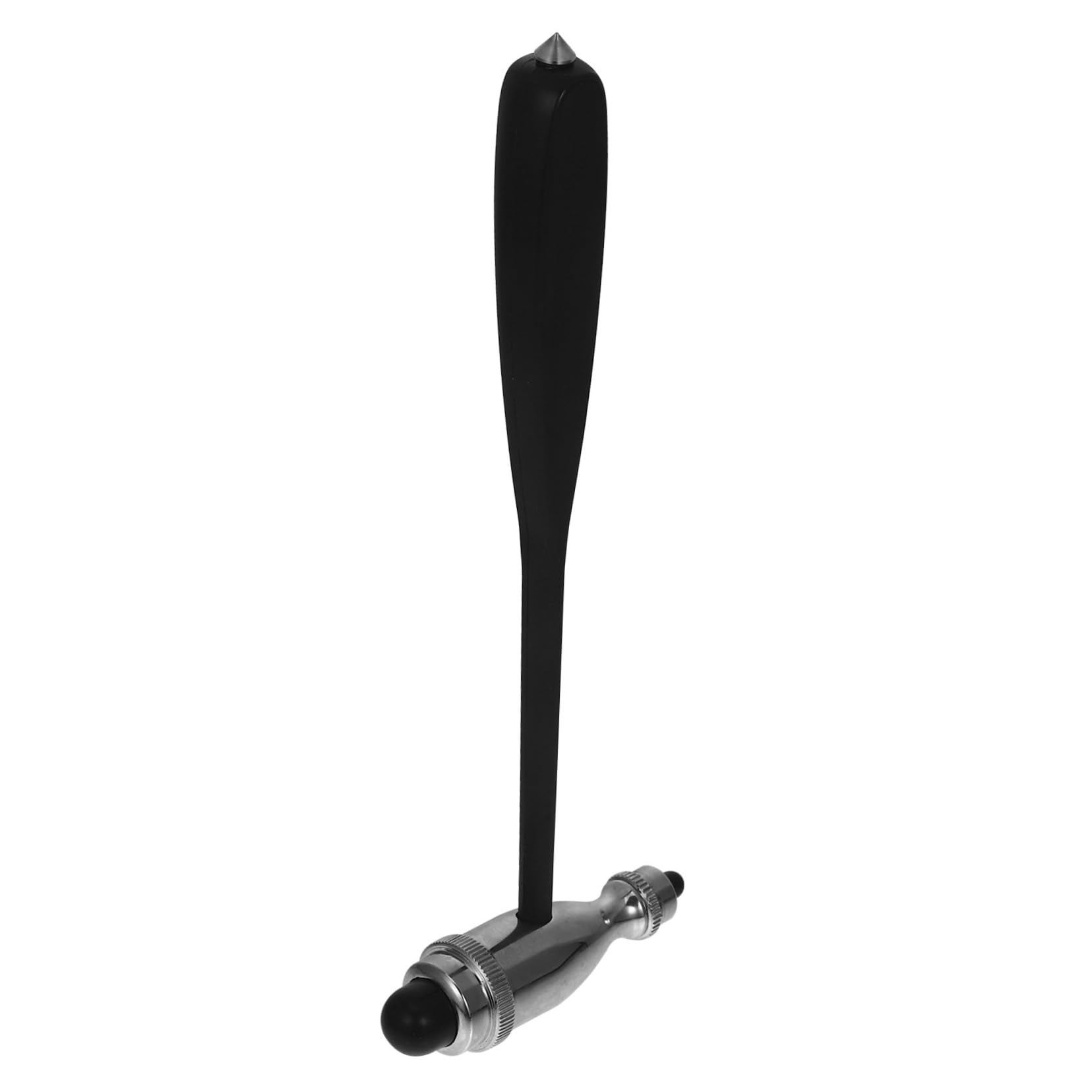 PRETYZOOM 5 Piezas martillo de percusión clínica percusión neurológica martillo de prueba martillo medico martillo neurológico herramienta de clínico Acero inoxidable Negro