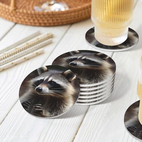 Dessous de verre céramique absorbant anti rayure avec support liège table - 5